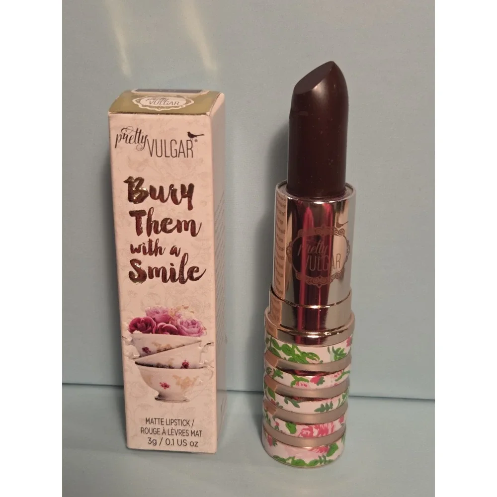 2 X Pretty Vulgar Bury Them With A Smile Matte Lipstick 10 Honest Truth NEW